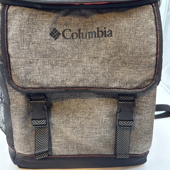 BACKPACK Columbia Insulated  Cooler Ice Chest Gray & Black Excellent Condition - Picture 2 of 11